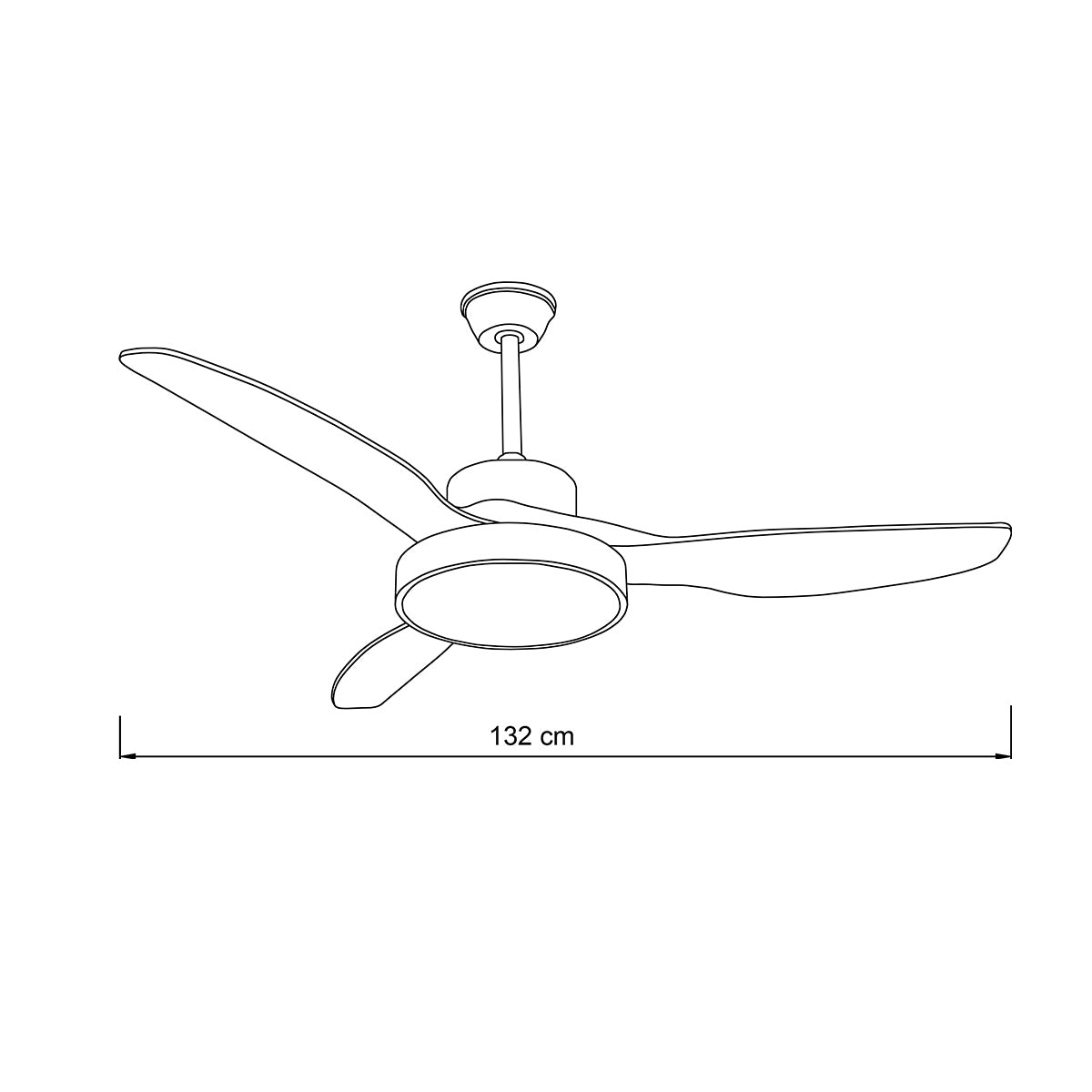it-Lighting Nitinat Ανεμιστήρας Οροφής με LED 25W, DC Μοτέρ &amp; Smart App - Total White (102000290