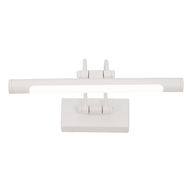 InLight Επιτοίχιο φωτιστικό LED 8W 3000K από λευκό μέταλλο και ακρυλικό D:45cm (1044-Β-Λευκό)