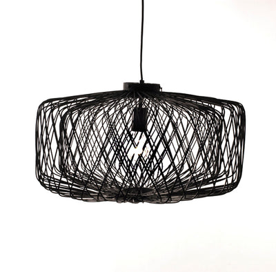 Φωτιστικό οροφής Black Bamboo δ.50x30cm