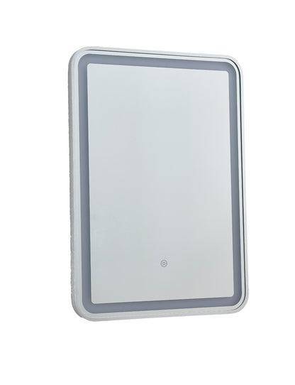 MIC-08 ΚΑΘΡΕΠΤΗΣ NM ΠΑΡΑΛ/ΜΟΣ ΝΙΚΕΛ ΜΑΤ ΚΟΡΝΙΖΑ LED ΦΩΤΙΣΜΟ TOUCH