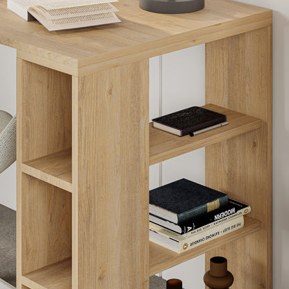 Γραφείο Colmar pakoworld σε oak απόχρωση 140x60x75εκ