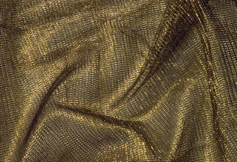 ΔιακοσμητικόΎφασμα Δίχτυ Μαύρο-Χρυσό