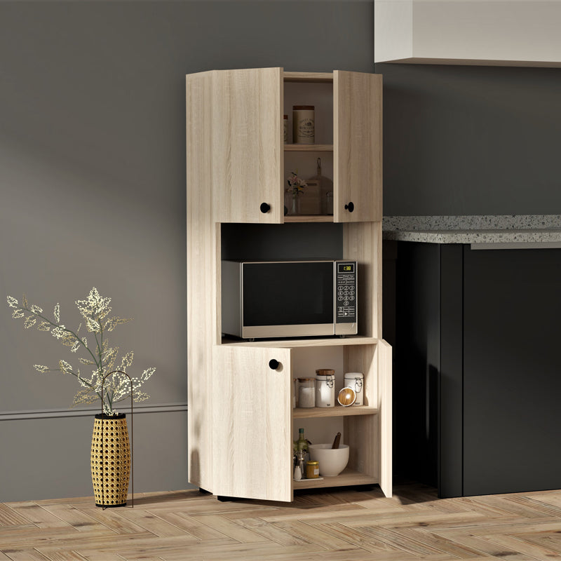 Στήλη Guzel pakoworld σε sonoma απόχρωση 60x31.4x140εκ