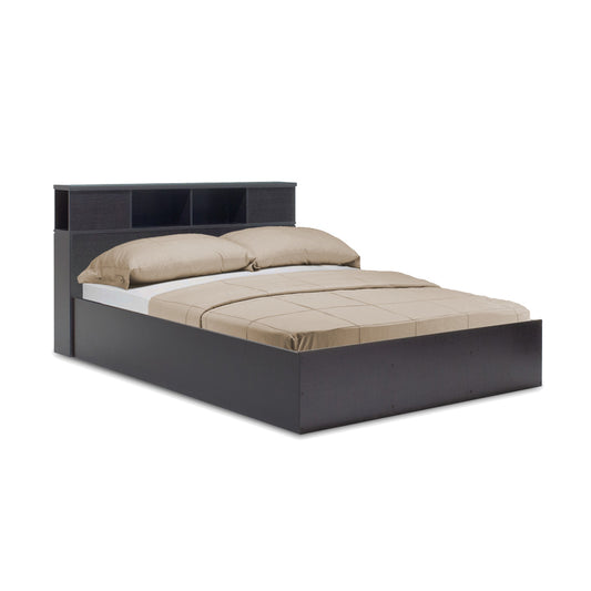 Κρεβάτι OLYMPUS pakoworld σε χρώμα wenge 140x200εκ