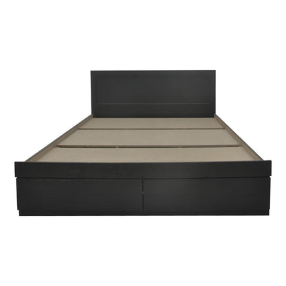 Κρεβάτι Olympus pakoworld με συρτάρι σε wenge απόχρωση 150x200εκ