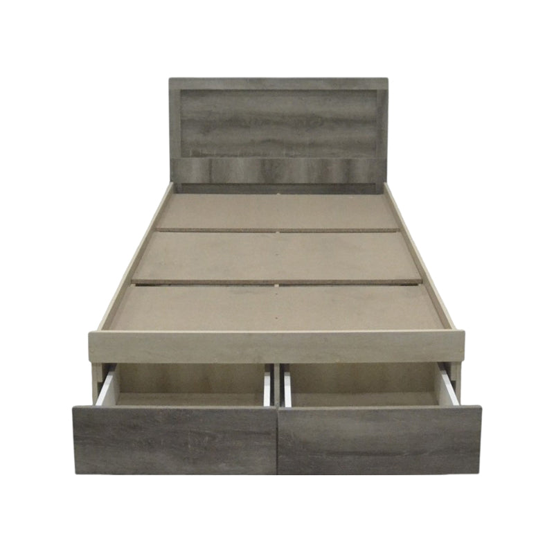 Κρεβάτι μονό Olympus pakoworld με συρτάρι castillo toro 100x200εκ