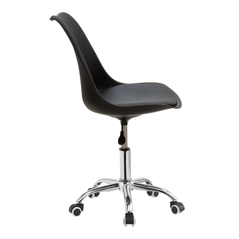 Καρέκλα γραφείου εργασίας Gaston II pakoworld PP-PU μαύρο