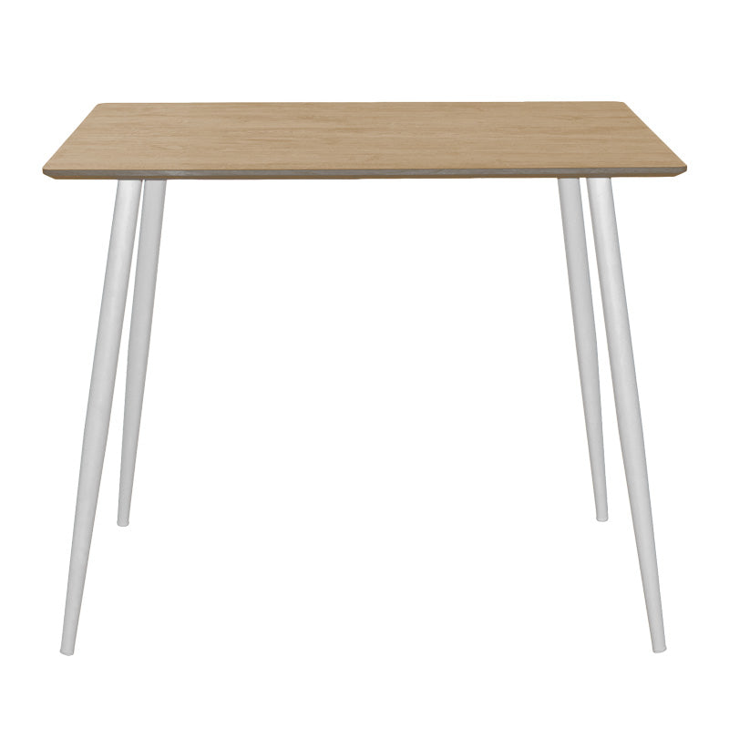 Τραπέζι Cuba pakoworld MDF sonoma-λευκό 70x70x75εκ