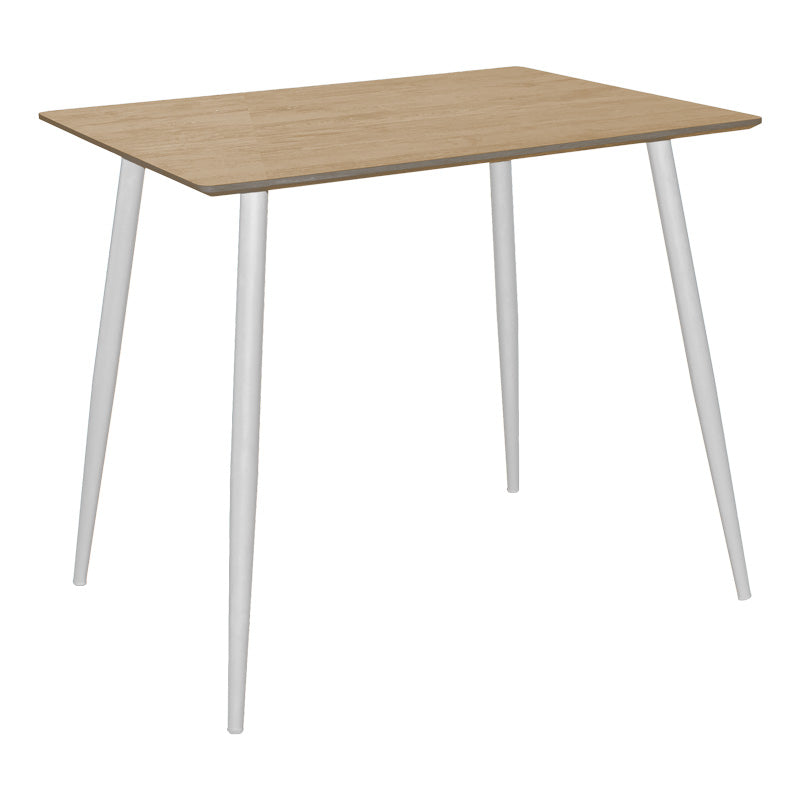 Τραπέζι Cuba pakoworld MDF sonoma-λευκό 70x70x75εκ