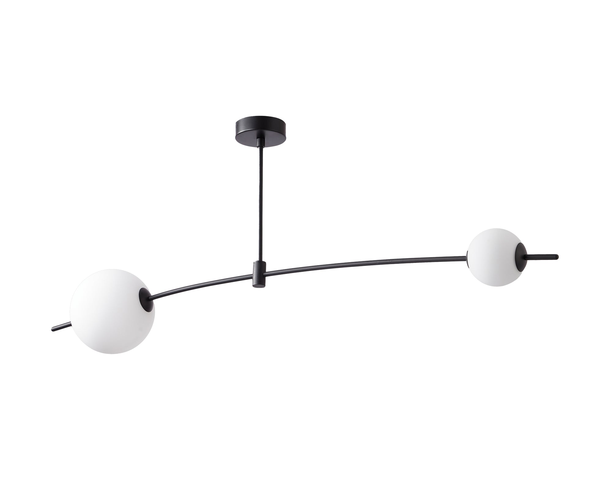 CCC 553-2 ΟΡΟΦΗΣ ΓΡΑΜΜΙΚΟ ΜΑΥΡΟΣ ΣΚΕΛΕΤΟΣ ΜΕ ΔΥΟ ΦΟΥΣΚΕΣ LED 20W 3000K 1200 LUM