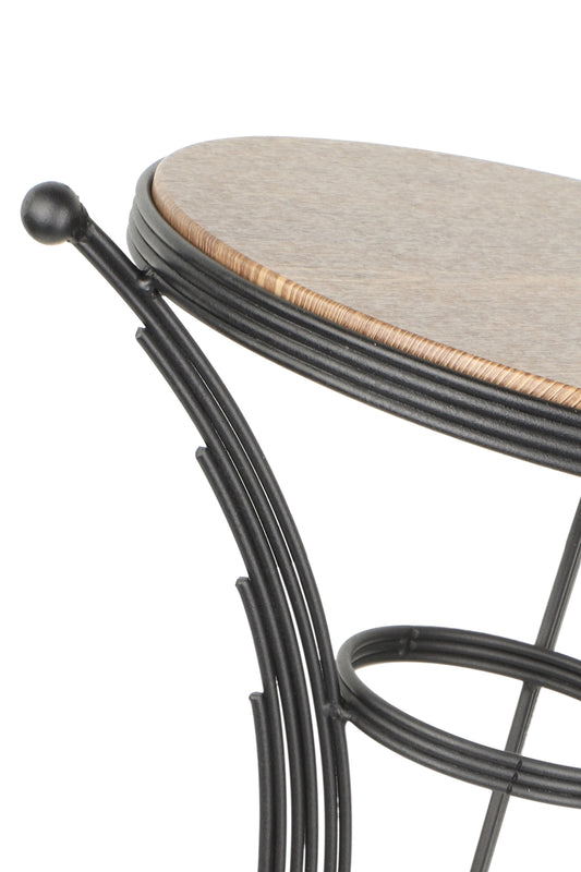 TBBT-15 BK ΤΡΑΠΕΖΑΚΙ ΒΟΗΘΗΤΙΚΟ ΜΑΥΡΟ