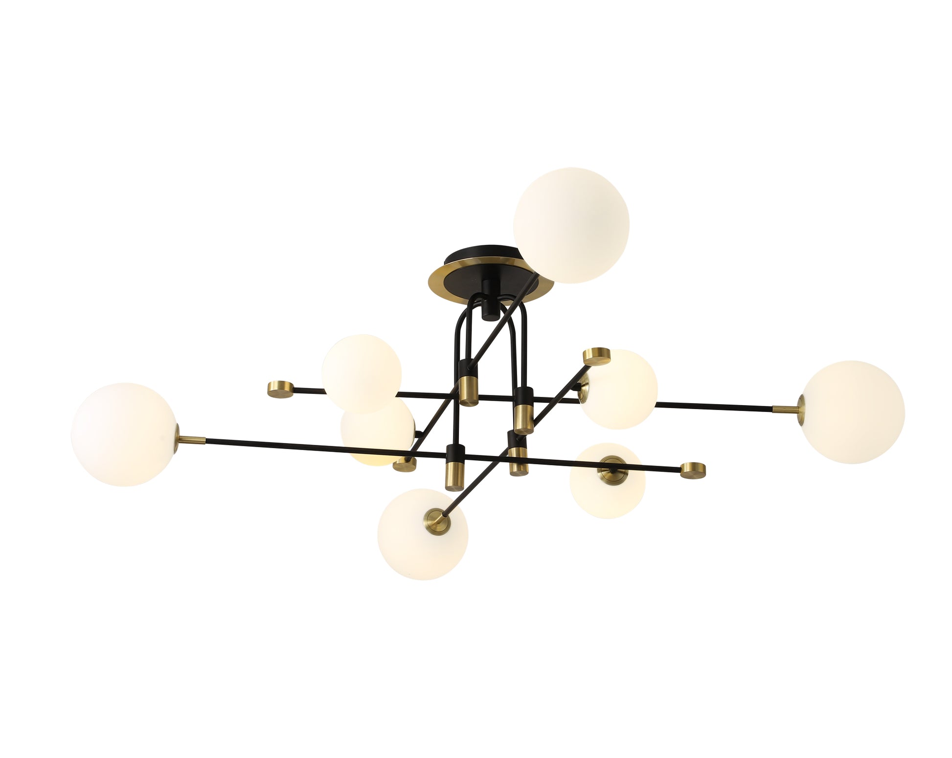 CCC 552-8 ΟΡΟΦΗΣ 8/Φ ΜΑΥΡΟΣ ΣΚΕΛΕΤΟΣ ΜΕ ΧΡΥΣΗ ΛΕΠΤΟΜΕΡΕΙΑ ΚΑΙ ΜΠΑΛΕΣ 8xG9 5W