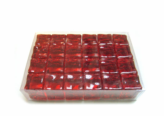 Κουτί Διακοσμητικά Παγάκια Κόκκινα