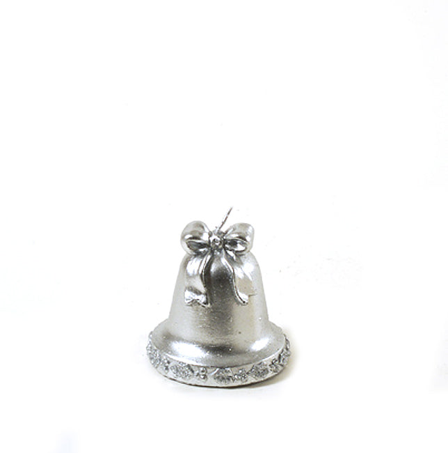 Κερί Καμπάνα 7,5cm Ασημί