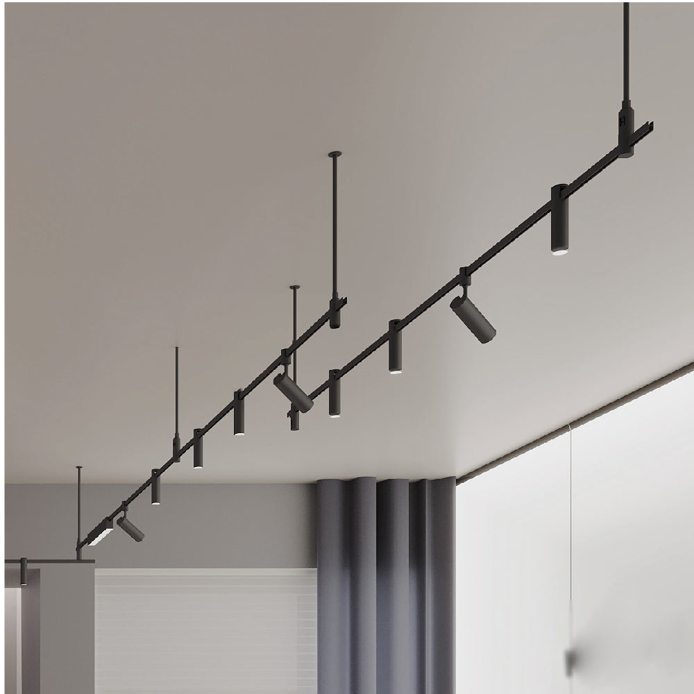Inlight Φωτιστικό LED 12W 3000K για Chandler Track μαύρη απόχρωση D:4,8cmx15cmx22cm (13C-00021)
