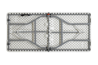 Τραπέζι catering Rodeo pakoworld πτυσσόμενο-βαλίτσα λευκό 152x70x74εκ