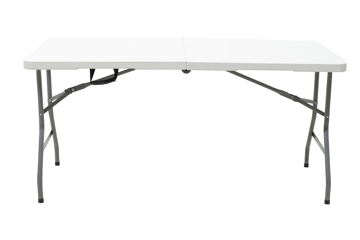 Τραπέζι catering Rodeo pakoworld πτυσσόμενο-βαλίτσα λευκό 152x70x74εκ