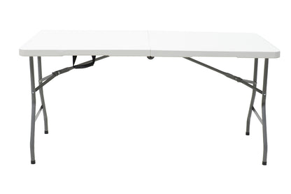 Τραπέζι catering Rodeo pakoworld πτυσσόμενο-βαλίτσα λευκό 152x70x74εκ