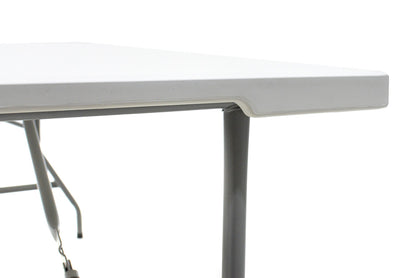 Τραπέζι catering Rodeo pakoworld πτυσσόμενο-βαλίτσα λευκό 152x70x74εκ