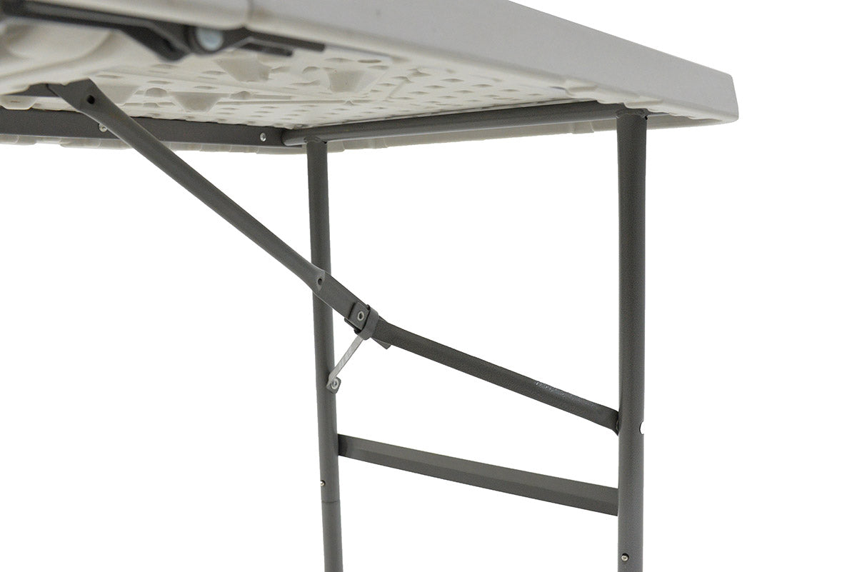 Τραπέζι catering Rodeo pakoworld πτυσσόμενο-βαλίτσα λευκό 122x60x74εκ