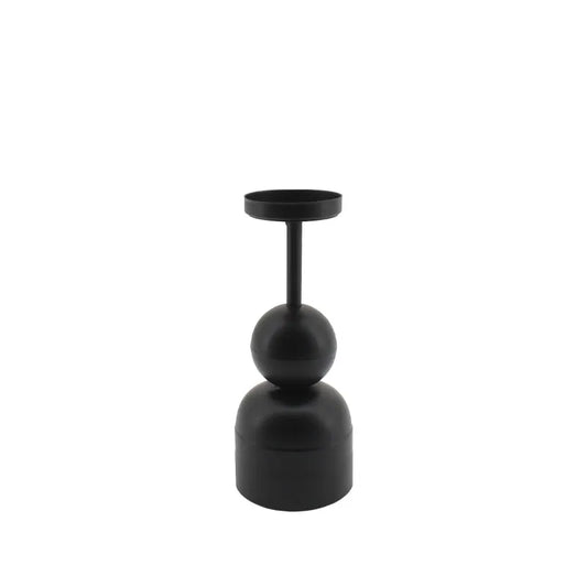 ΜΕΤΑΛΛΙΚΟ ΚΗΡΟΠΗΓΙΟ ΜΑΥΡΟ ΣΤΡΟΓΓΥΛΟ ΣΦΑΙΡA - MARHOME 15-10230