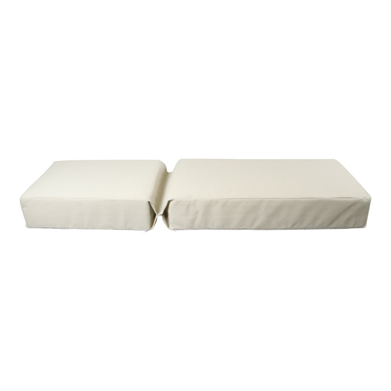 Μαξιλάρι Vertian pakoworld textilene σε μπεζ απόχρωση 58x194x20εκ