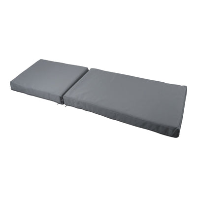 Μαξιλάρι Vertian pakoworld textilene σε ανθρακί απόχρωση 58x190x20εκ