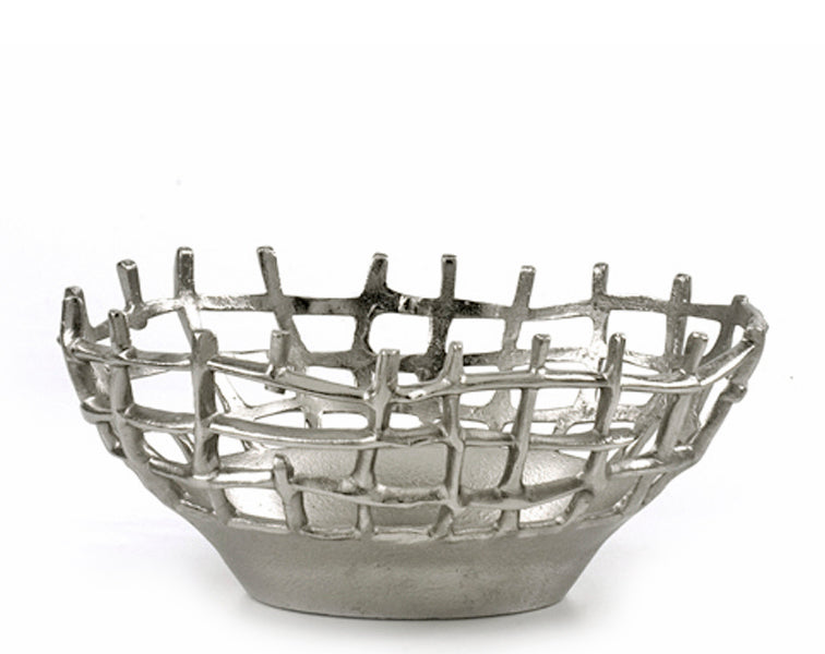 Χειροποίητο μπολ από χυτό αλουμίνιο "Tokyo" ,40cm