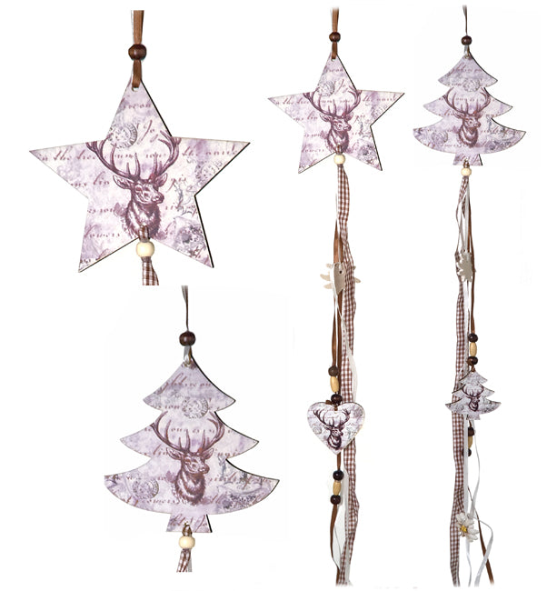 Χριστουγεννιάτικα Ξύλινα Στολίδια 70cm