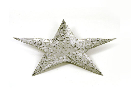 Σφυρήλατη Βάση Αλουμινίου Αστέρι Ασημί 27cm