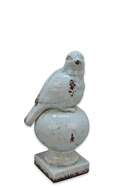 Κεραμικό Διακοσμητικό Πουλάκι Aqua