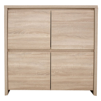 Ντουλάπι Selina pakoworld sonoma 105x40.5x112.5εκ