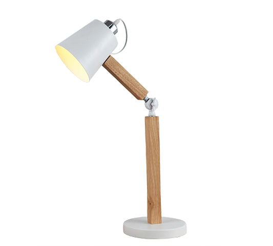 Επιτραπέζιο Φωτιστικό "URBAN" από Αλουμίνιο&Ξύλο Δ.18x60cm