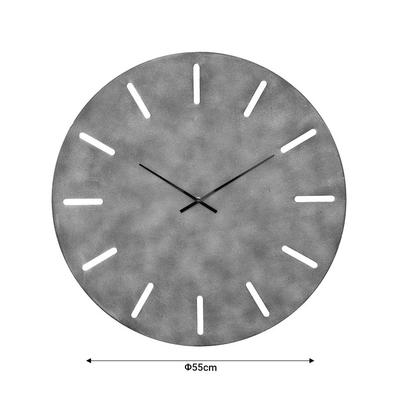 Ρολόι τοίχου Inacio pakoworld μπρονζέ μέταλλο Φ55x3.5εκ