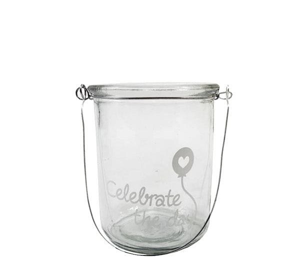 Κρεμαστό φαναράκι με print 8x10cm