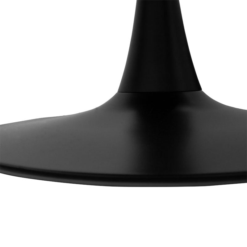 Τραπεζαρία Balou-Parker pakoworld σετ 5τεμ μαύρο Φ100x73εκ