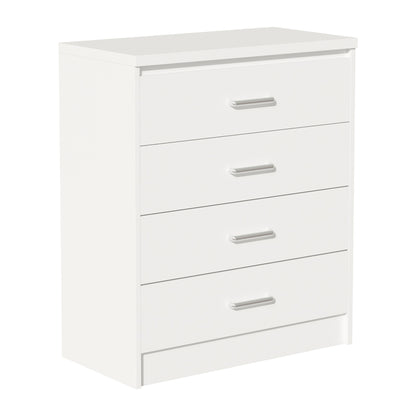 Σετ Κρεβατοκάμαρας Olympus White με Κρεβάτι 140x200εκ Σετ 4τεμ