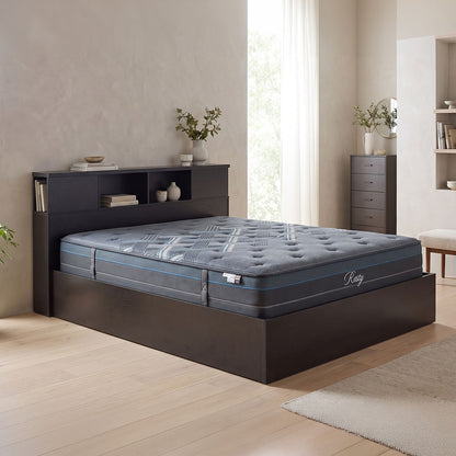 Κρεβάτι με στρώμα Olympus Resty pakoworld wenge 160x200εκ
