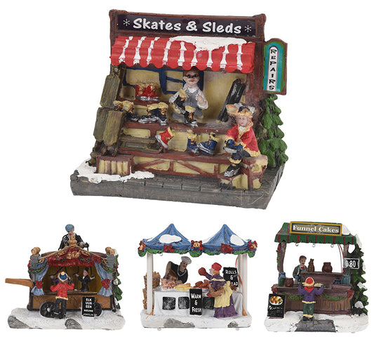 Χριστουγεννιάτικο θέμα φωτιζόμενο, 4σχ. 10,5x12cm