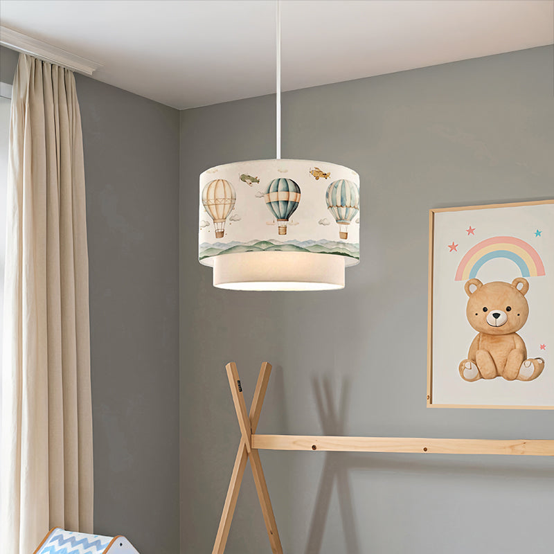 Παιδικό φωτιστικό οροφής Balon pakoworld σε κρέμα απόχρωση Φ30x20εκ