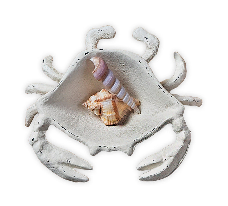 Σαπουνοθήκη από μαντέμι σχ.κάβουρας λευκό χρ.16,5cm