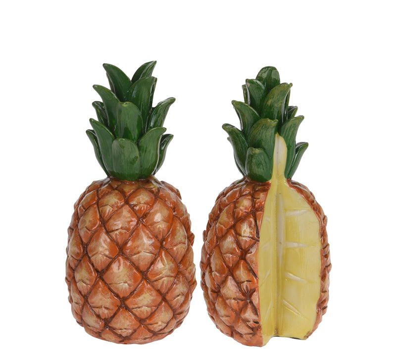 Κεραμικός διακοσμητικός ανανάς σε 2 σχέδια, 17cm