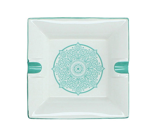 Τασάκι από πορσελάνη σχ.Mandala βεραμάν, 17,5cm