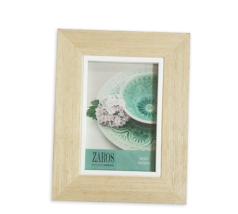 Φωτογραφοθήκη(10χ15cm) ξύλινη κορνίζα φυσικό χρ.