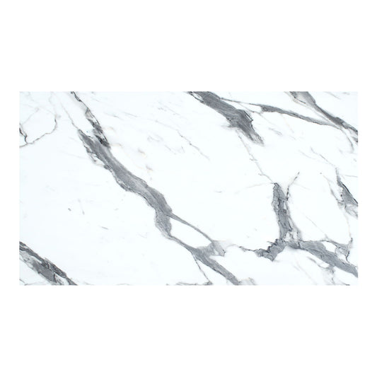 Επιφάνεια τραπεζιού Melody pakoworld HPL λευκό μαρμάρου 69x120εκ πάχους 12mm