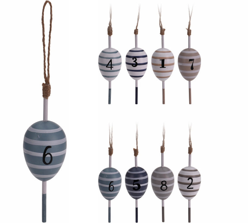 Διακοσμητικός φελλός ψαρέματος, 8χρ., 5,5x18cm