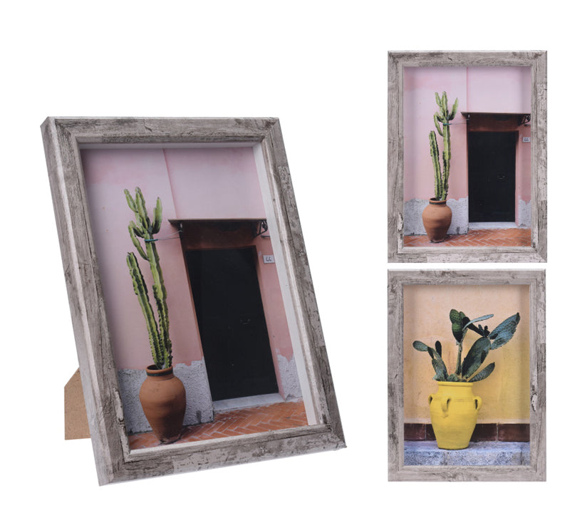 Φωτο/θήκη MDF με εξωτικό θέμα, 23x33cm