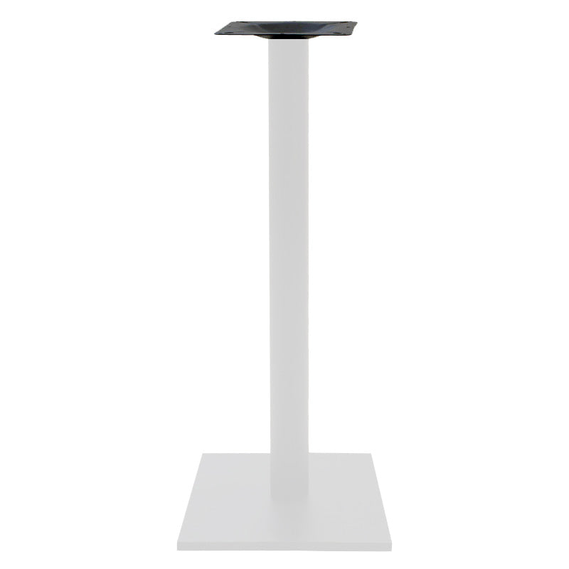 Βάση τραπεζιού bar Staid pakoworld μεταλλική λευκή-μαύρη 40x40x94εκ