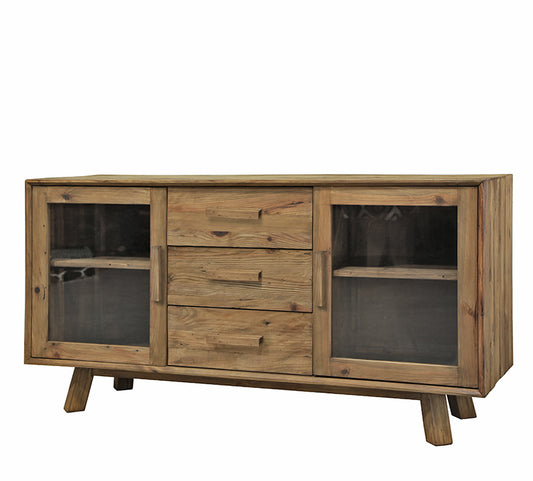 Μπουφές από μασίφ ξύλο (2πορτ.+3συρτ),160cm