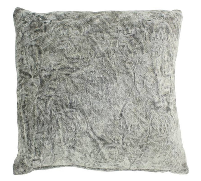 Μαξιλάρι Chenille, αν.γκρι, 45x45cm